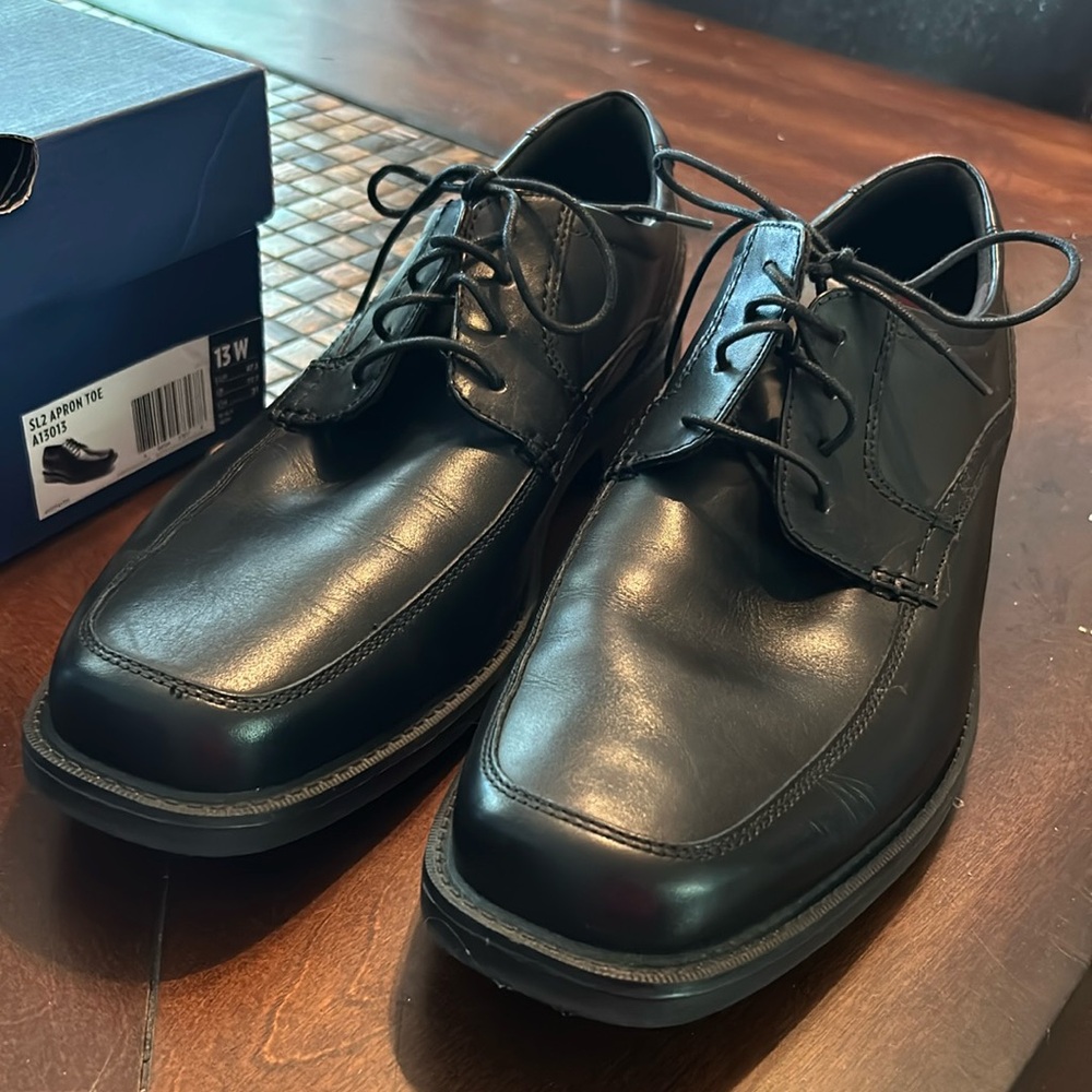 Rockport Black Apron Toe SL2 size 13W